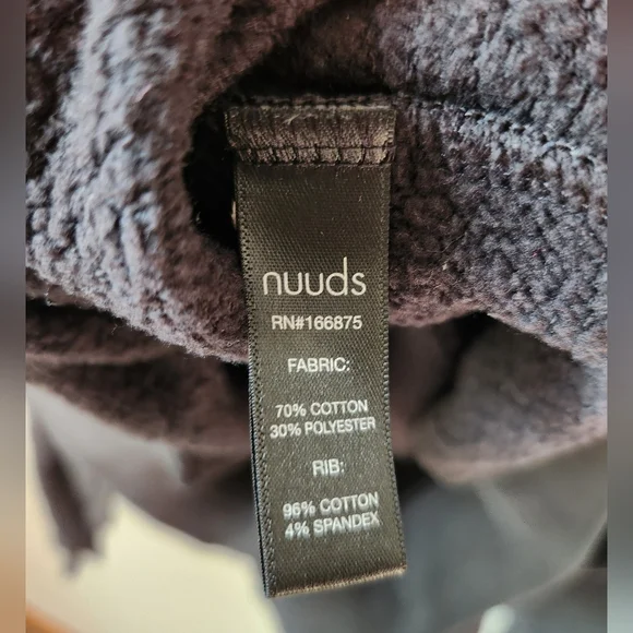 Nuuds Black Crewneck Sweatshirt Women's Size Large - Picture 6 of 10